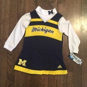 University of Michigan Cheer outfit
